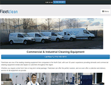 Tablet Screenshot of fleetclean.com